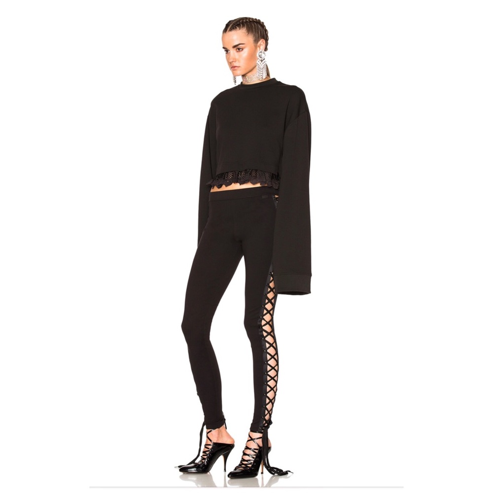 PUMA BY RIHANNA CROPPED LONG SLEEVE SWEATSHIRT. 💯 - Picture 2 of 7
